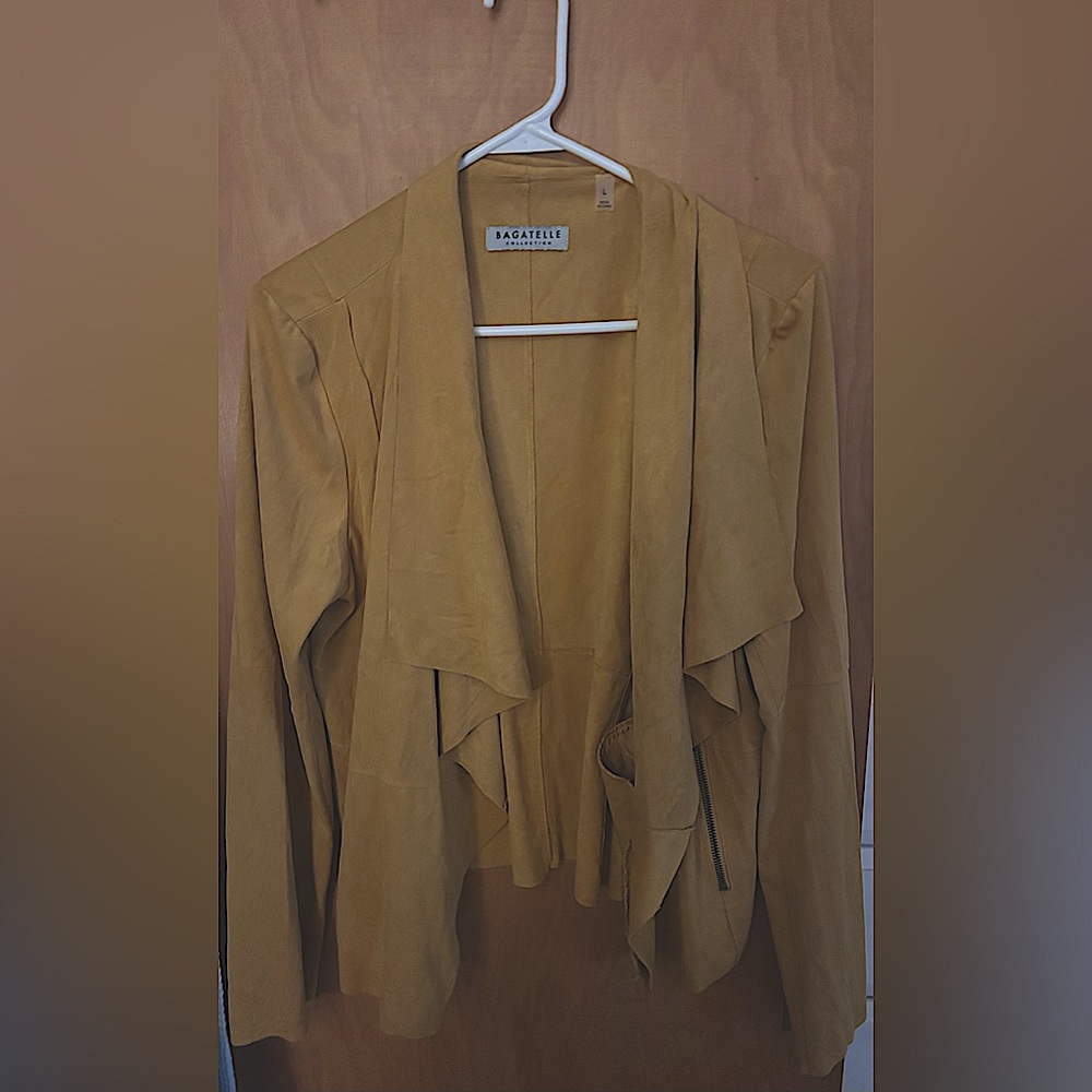 professional mustard yellow cardigan